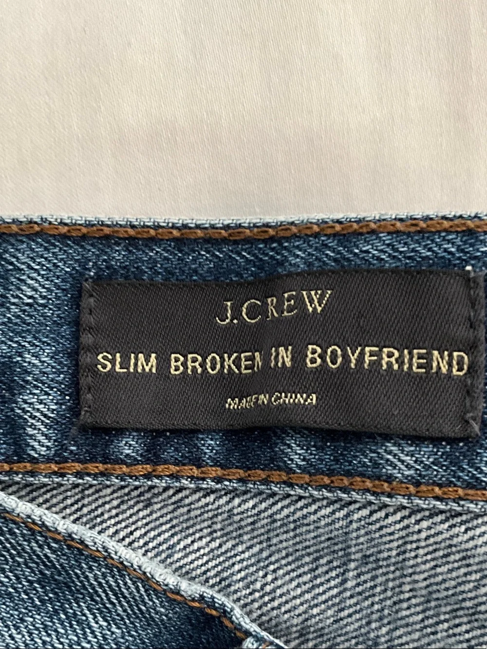 J. Crew Women’s Straight Fit Blue Denim Jeans